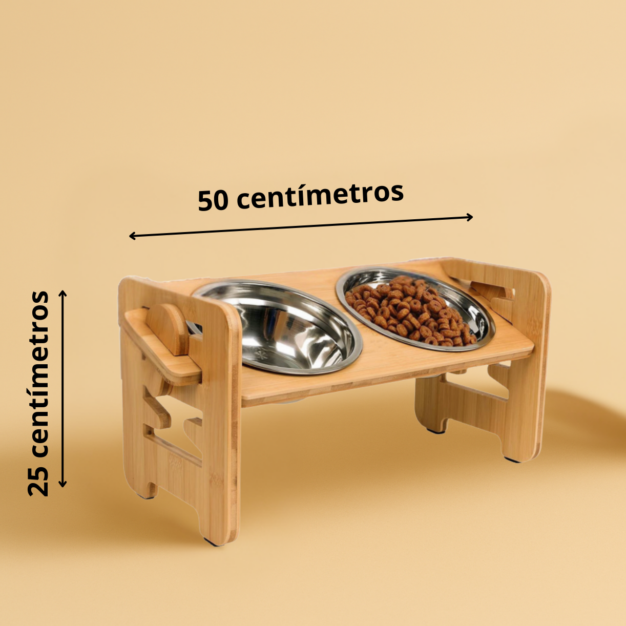 Comedero Doble Bamboo