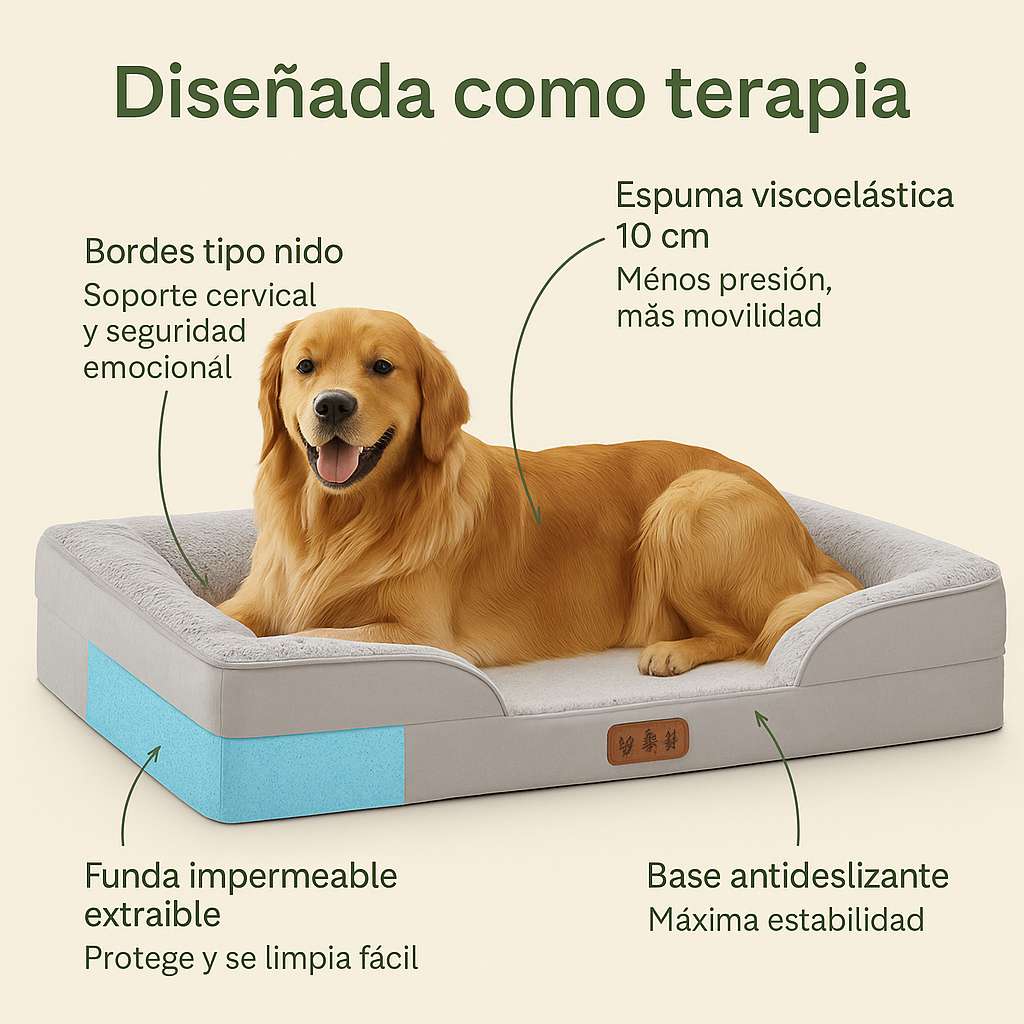 Cama ortopédica perro Zarpal+