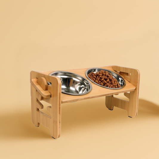 Comedero Doble Bamboo